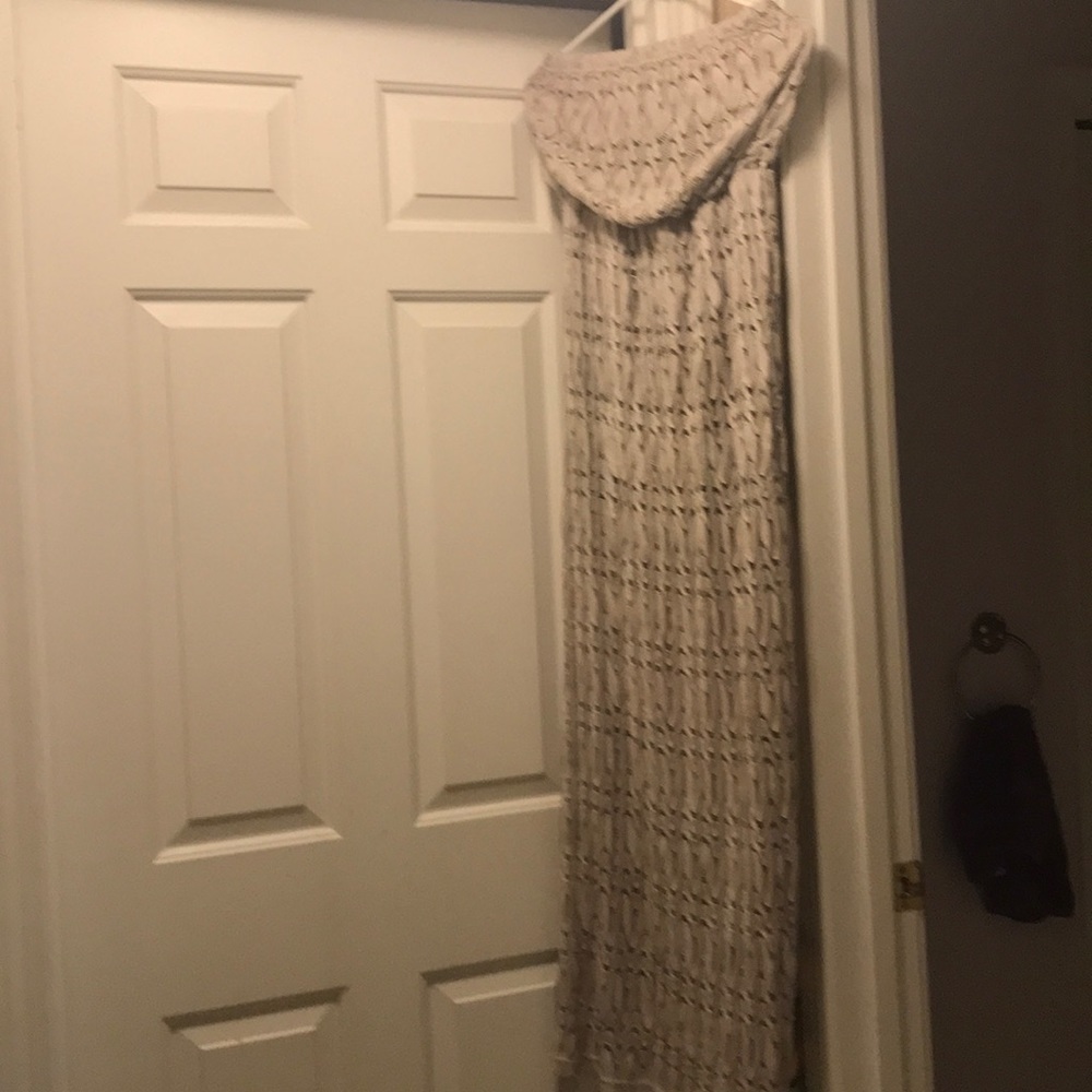 Strapless long dress